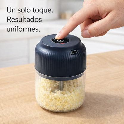 QuickChop™ Picadora Eléctrica Compacta [Ajo y Alimentos Listos con 1 Toque]