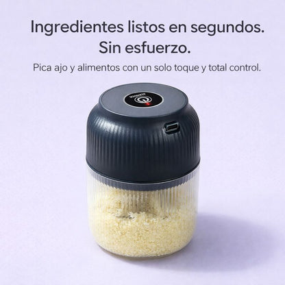QuickChop™ Picadora Eléctrica Compacta [Ajo y Alimentos Listos con 1 Toque]