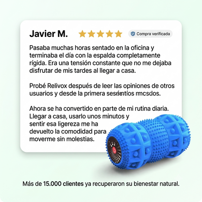 Relivox™ Masajeador Vibratorio Portátil [Alivio Natural del Dolor]