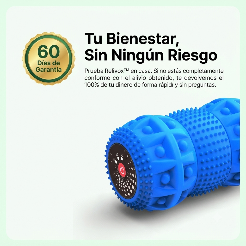 Relivox™ Masajeador Vibratorio Portátil [Alivio Natural del Dolor]